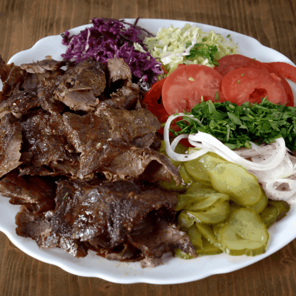 Shaorma mixta (pui + berbecut) farfurie - 650 gr