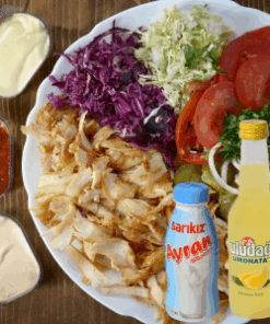 shaorma pui vita vegetala originala farfurie 11